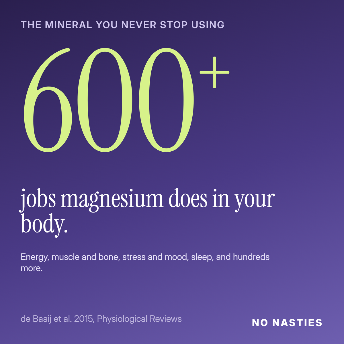 NO NASTIES - Magnesium Complex