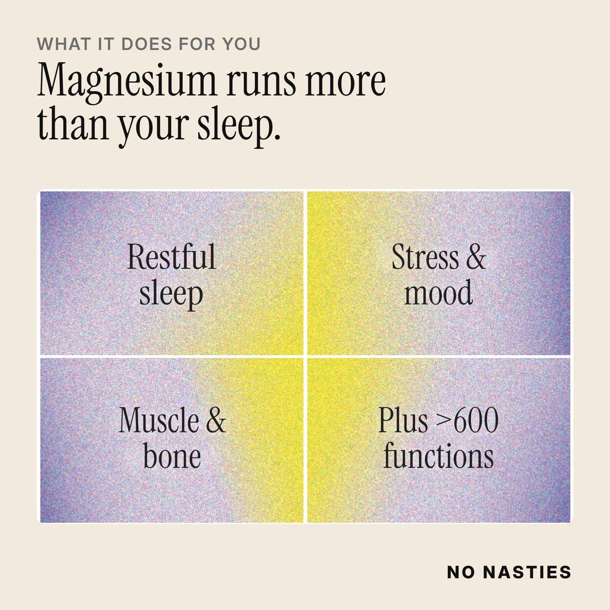 NO NASTIES - Magnesium Complex