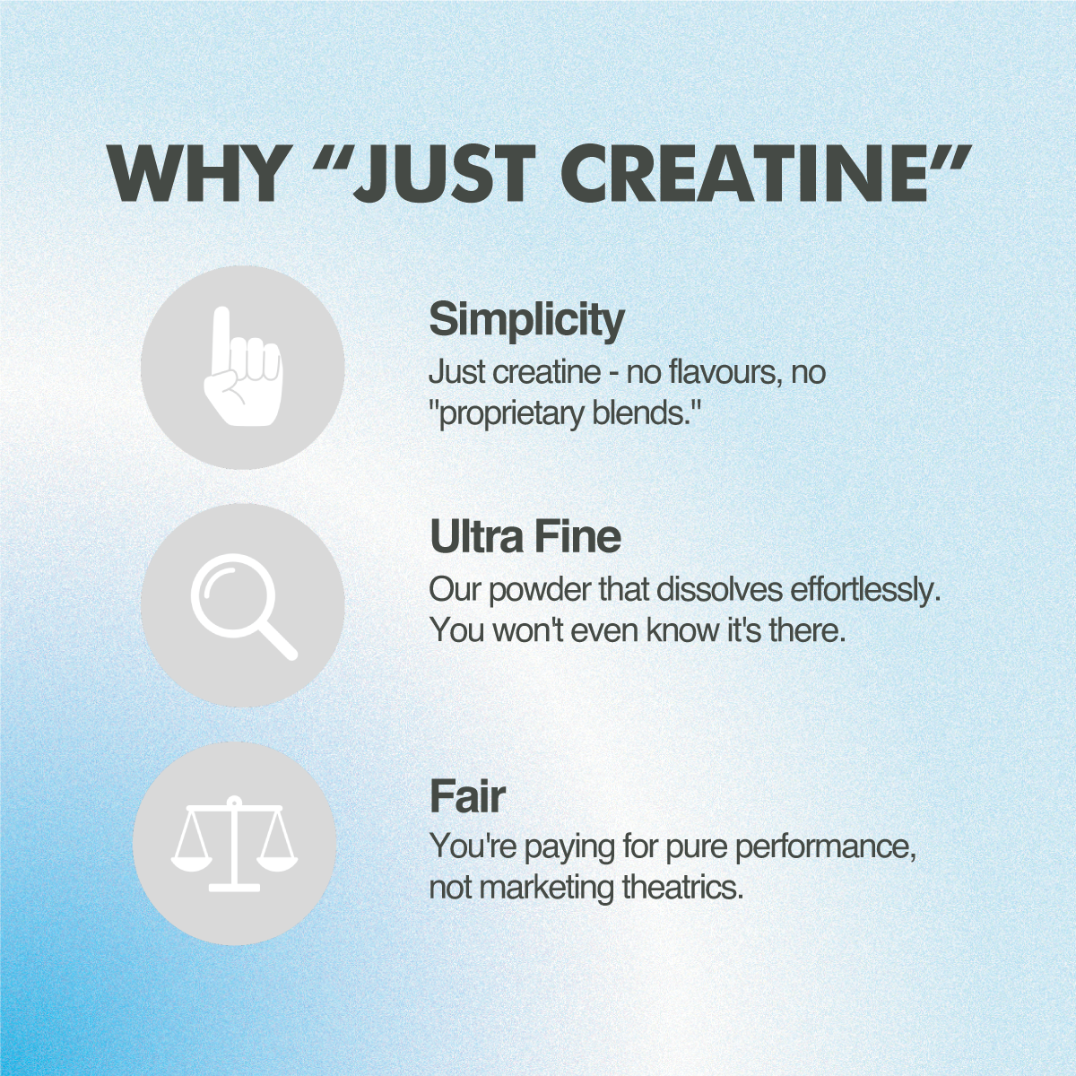 NO NASTIES - Just Creatine