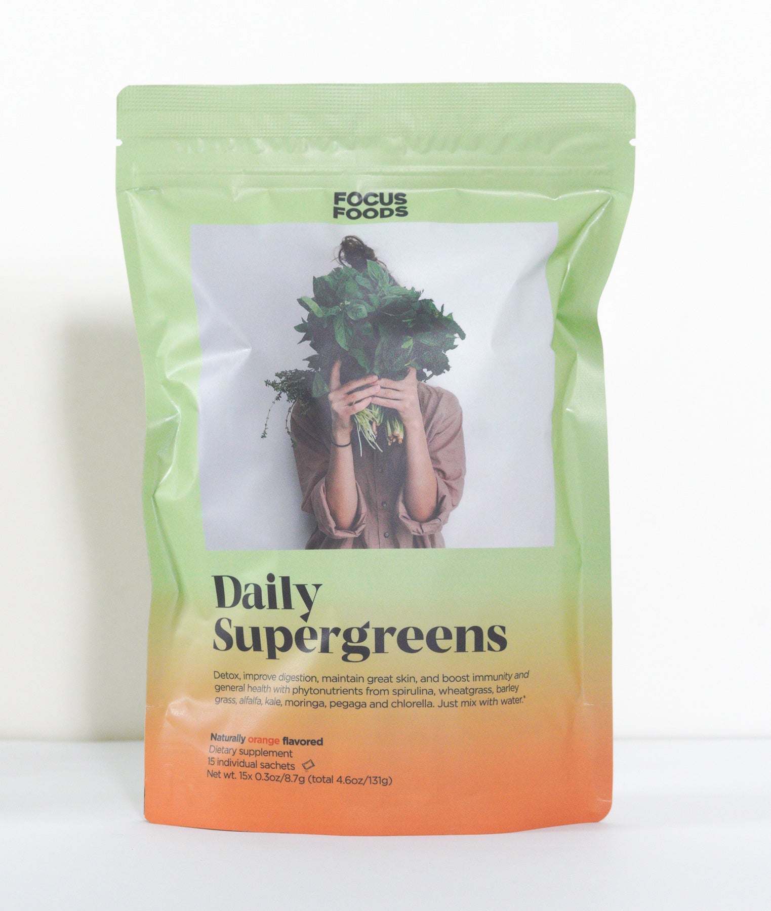 Daily Supergreens Orange - 15-sachet Pouch
